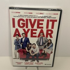 I Give It a Year, New, Byrne,Faris,Spall,Driver,Baker, Dan Mazer DVD New Sealed