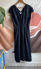 Uniqlo x Ines De La Fressange Dress Women’s Size Large Cotton Minimalist Midi