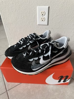 Nike Sacai VaporWaffle Black White CV1363-001 Size 13 DS New Authentic Rare OG