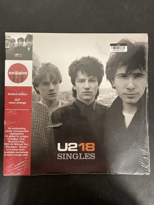 U2 - U2 18 Singles LE Neon Orange Vinyl SEALED NOT TESTED