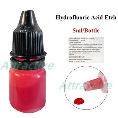 Dental Enhances Hydrofluoric Acid Etch Ceramic Etching Gel Ceramic 5ml/Bottle