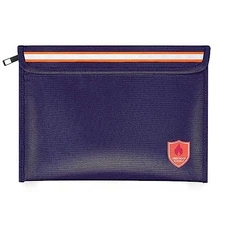 Orikithem Fireproof Document Bag 2200°F w/ Zipper & Reflective Strip Waterproof