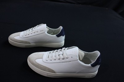 CLAE Men's Deane Sneakers AC2 Off-White Safari Navy Size US:11.5 UK:10.5