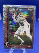 2025 Topps Chrome Football #19 A.J. Terrell Pulsar Refractor - Falcons