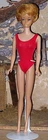 Vintage 60's era Barbie Doll - in red swimsuit Loose