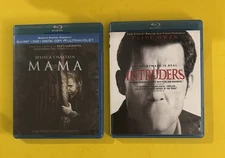 MAMA  (BLU-RAY DVD DIGITAL 2013) + INTRUDERS (BLU-RAY 2012) LIKE NEW FREE SHIPNG