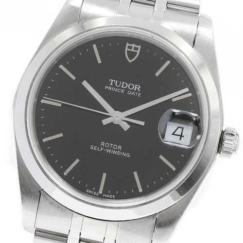 TUDOR Prince Date 74000 Black Dial Automatic Boy's Watch_940315