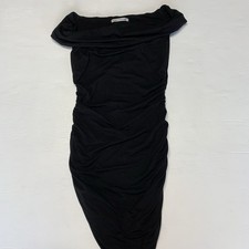 Reformation Clea Strapless Mini Dress Black Size XS