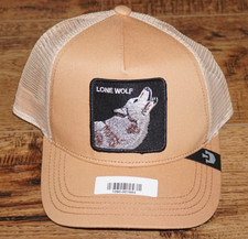 New Goorin Bros Animal Farm Baseball Trucker Hat Cap Lone Wolf