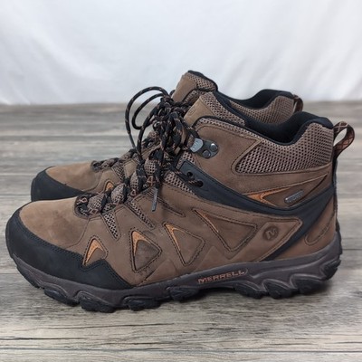 Merrell Pulsate 2 Mid Leather Waterproof (Boulder) Men's Shoes Size 14