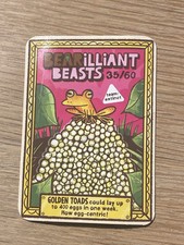 KARTKA BEARILLIANT BEASTS (MARKA JO-YO) - ZŁOTE ROPUCHY 35/60