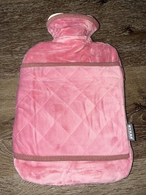 BYXAS Warmth & Wellbeing Water Canister Pink Rubber 2L Fleece
