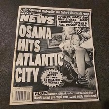 Weekly World News May 24 2004 &ndash; Osama Hits Atlantic City Tabloid Newspaper