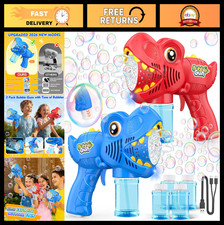 Rechargeable Bubble Machine Gun 2 Pack - Kids...