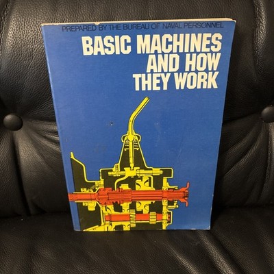 COLLECTIBLE  1971 NAVAL BASIC MACHINES AND HOW THEY WORK  SOFTCOVER BOOK