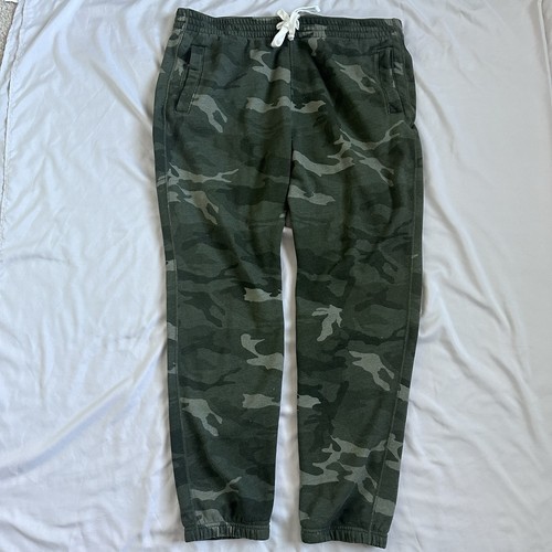 Abercrombie Fitch Camo Joggers Mens XL Vintage Drawstring Sweatpants Track Y2K - Picture 2 of 13