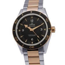 OMEGA Seamaster300 Master Co-Axial 41mm Steel 18K Rose Gold Black Dial 233.2...
