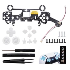 DIY 8 Colors Luminated D-Pad Thumbsticks Face Buttons LED Kit for PS5 Controller