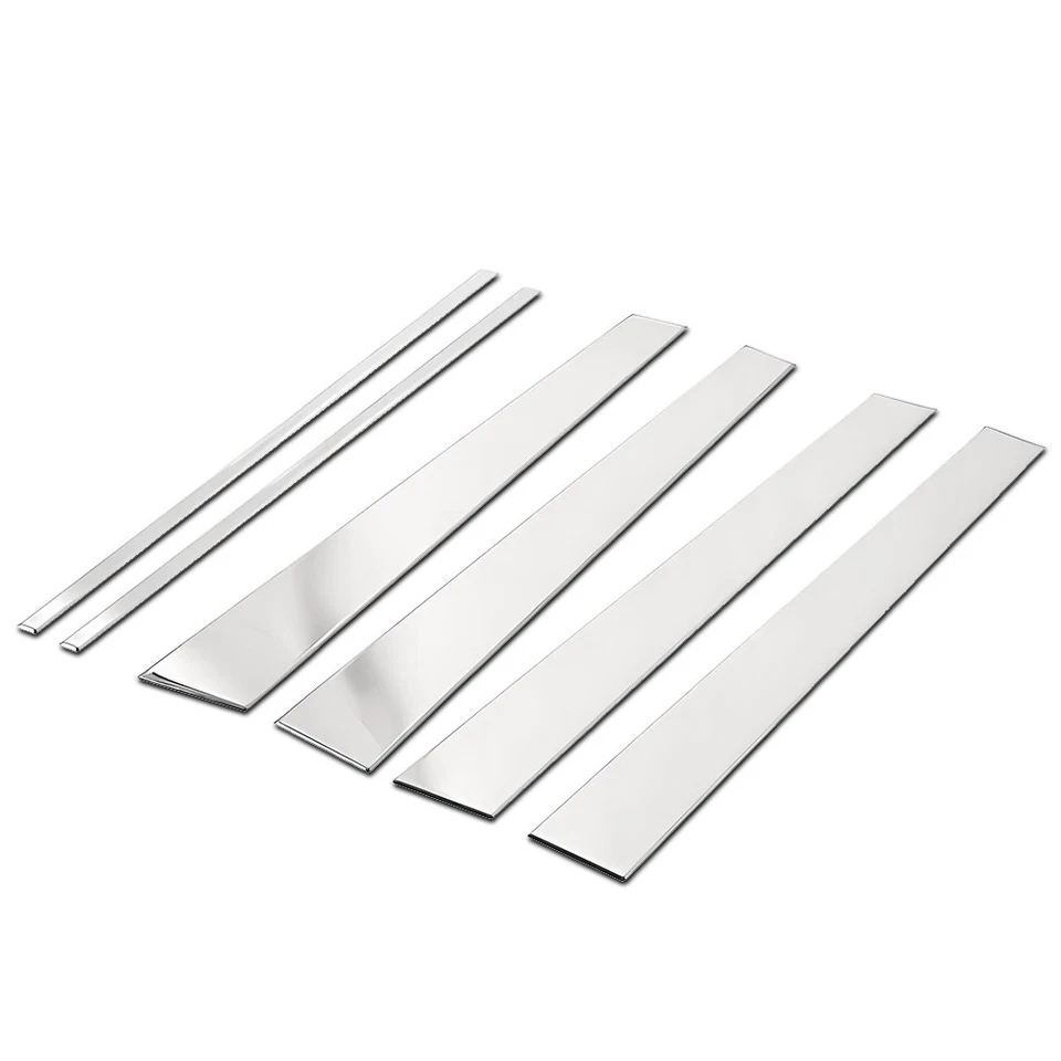 Pilar de janela postes tampa porta tira acabamento cromado para 1997-2017 Lincoln Navigator - Imagem 3 de 4