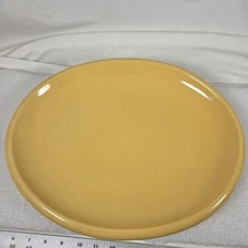 Corelle Coordinates 16" Yellow Oval  Serving Platter Chop Plate Stoneware 