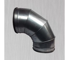 SOUTHERNTIER SCF1290GDSE-1 90-Degree Elbow 12" Galvanized Steel Slip Joint