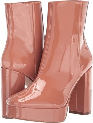 Madden Girl Autumn Platform Dress Booties 5M ROSE PATENT