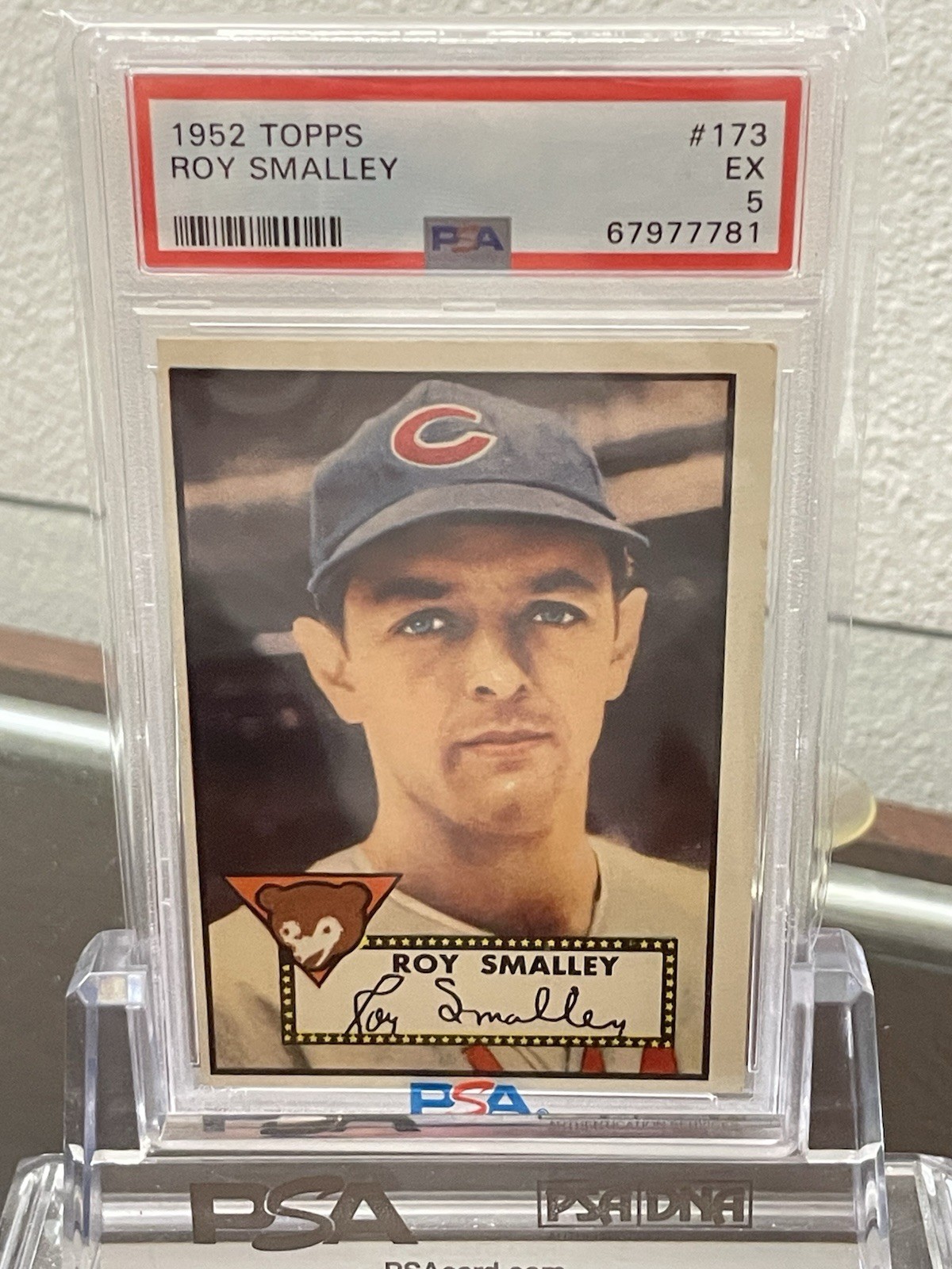 1952 Topps - #173 - Roy Smalley PSA 5