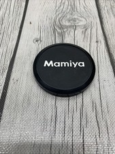 Mamiya Genuine Black / Silver Snap On Front Camera Lens Cap