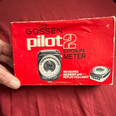 Gossen Pilot 2 Exposure Meter for Camera - Incident & Reflected Light