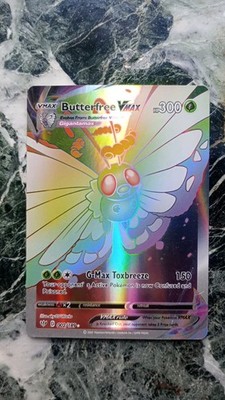 Pokémon TCG - Butterfree VMAX 001/189 Flammende Finsternis/ Secret Rare