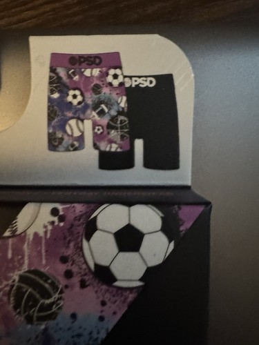 PSD Baseballs Youth M 24 -25 Boxer Briefs 2 Pack - Picture 3 of 3