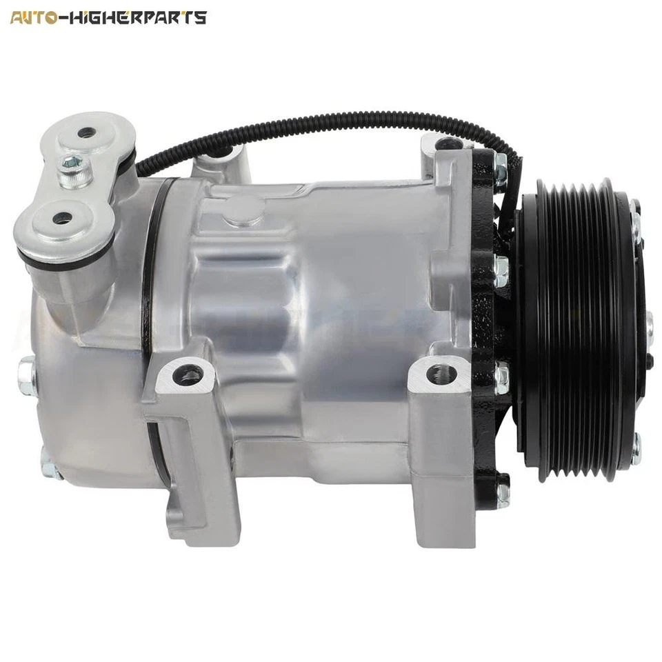 Se adapta a Jeep Cherokee 1997-2000 1997-1998 Wrangler compresor de aire acondicionado y embrague CO 4691C Foto 2 de 4