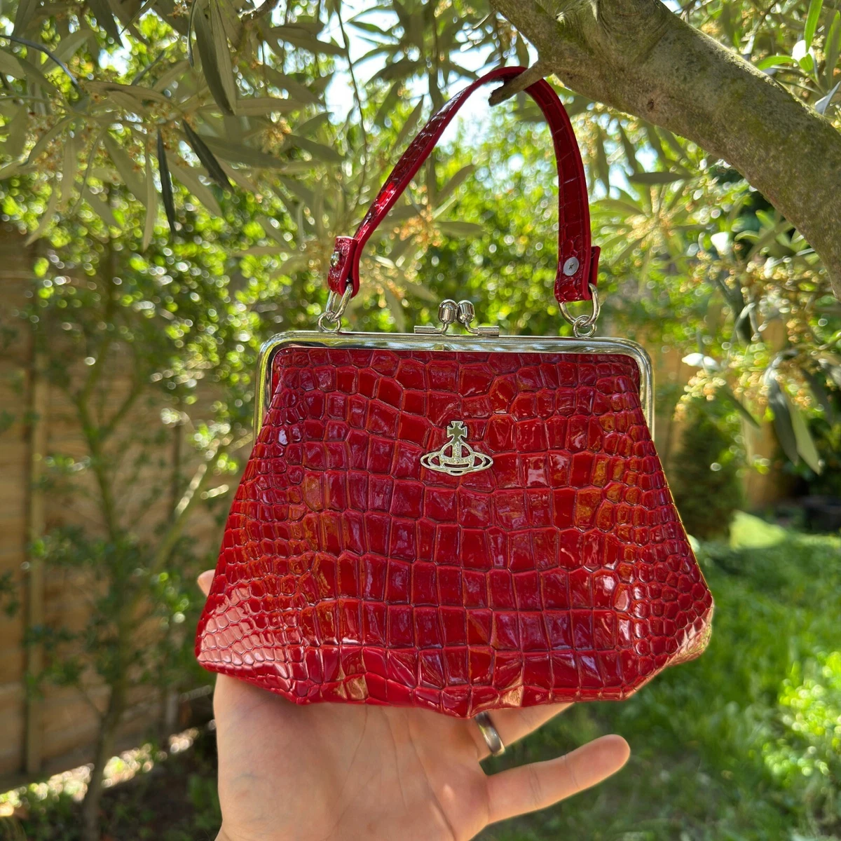 Vivienne Westwood Leather Exterior Red Bags & Handbags for Women 
