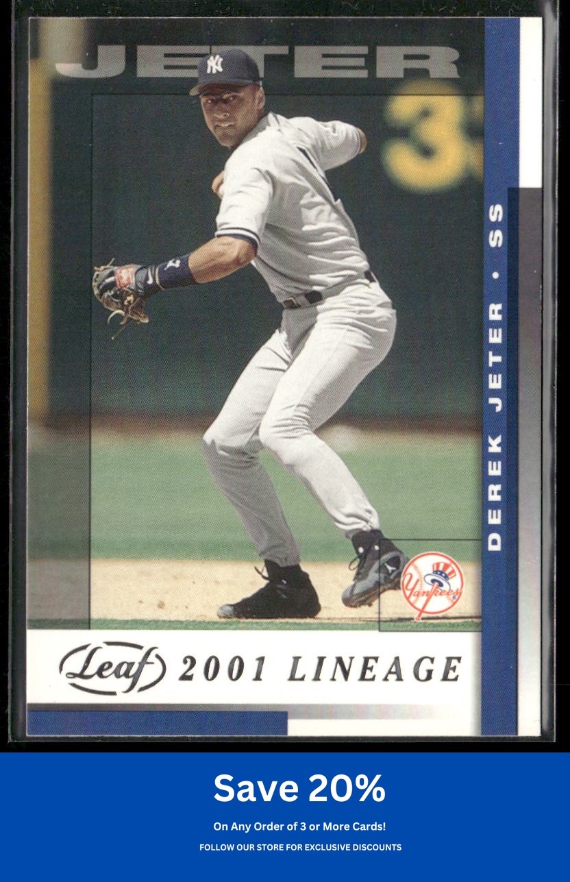 Derek Jeter 2002 Leaf #129 Lineage New York Yankees I74