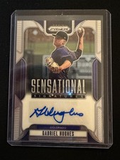 Gabriel Hughes 2025 Prizm - Sensational Signatures Auto - Colorado Rockies