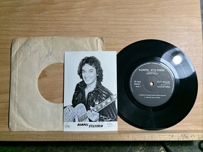 Rumpel Stiltskin 7  Vinyl Nights In White Satin With Signed Photo