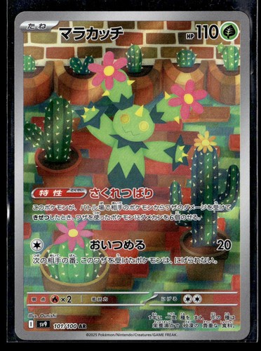 Maractus 101/100 Pokemon Battle Partners Art Rare NM Japanese