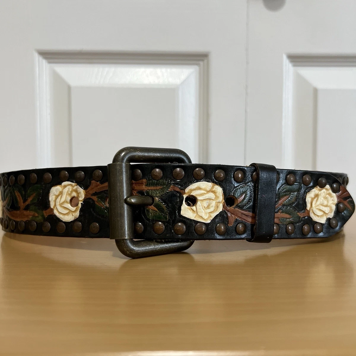 Leather Wide Multicolor Belts for Women for sale | eBay display picture 3