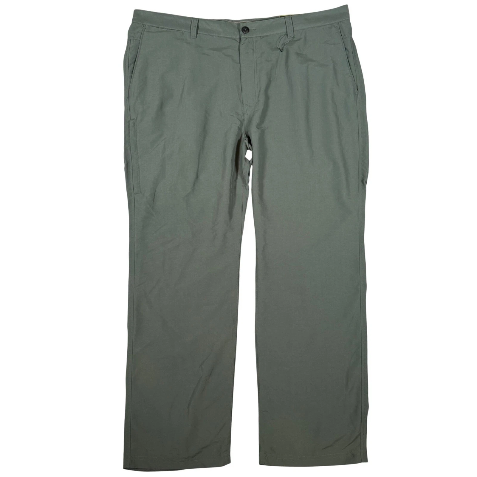 REI Men's Pants 42x31 Dark Olive Green Nylon Travel Hiking NWT