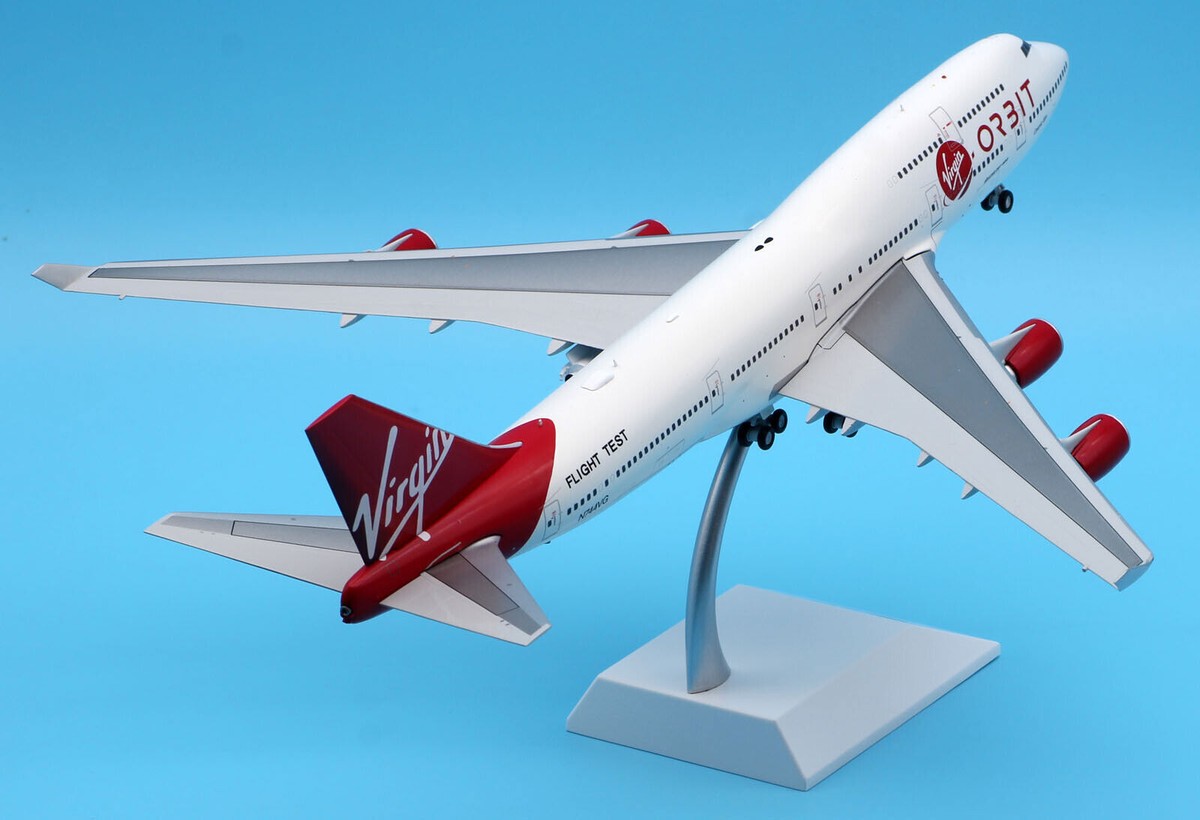 1:200 JC Wings Virgin Orbit Boeing B747-400 Diecast Aircarft Jet