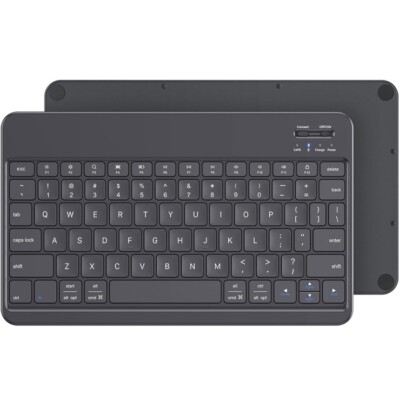 Emetok Portable Bluetooth Keyboard with Larger Keycaps, Upgraded Rechargeable