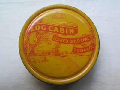 log cabin fine cut tobacco Old Log Cabin Tobacco Tin