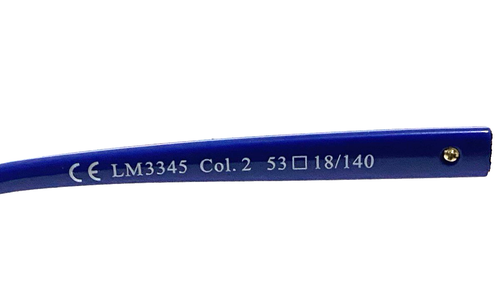 LA MATTA Eyeglass model M3345 color 2 size 53- 18-140 - Picture 5 of 5