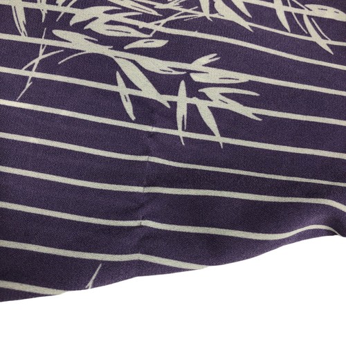 Catherines Top Womens 2X Petite Purple Floral Striped Semi Sheer Button Up Beach - Picture 6 of 14
