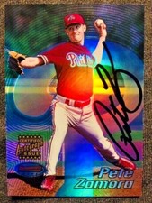 2002 Bowman's Best #109 Pete Zamora Rookie RC Auto Autograph Card . rookie card picture