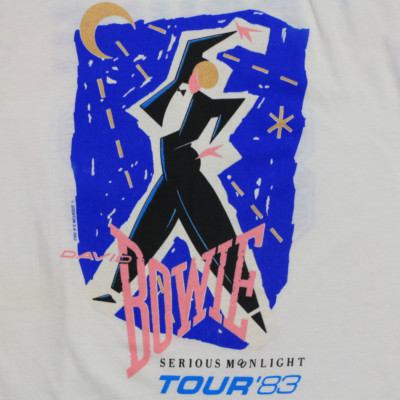 Rare 1983 David Bowie Lets Dance T-shirt Tee Men Size S M L XL 2345XL TMB613