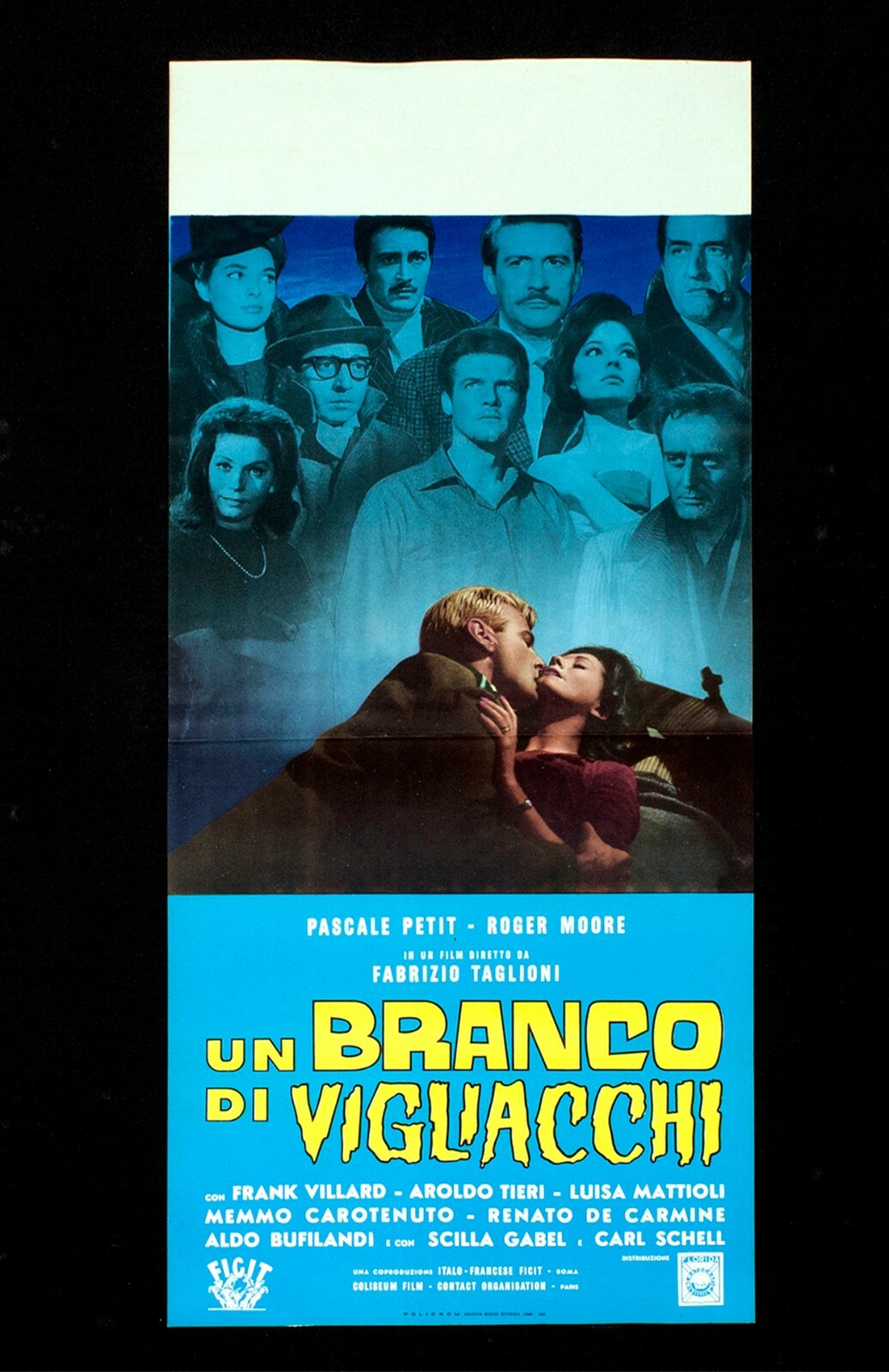 Locandina originale film Un branco di vigliacchi (1962) - Regia di Fabrizio Taglioni