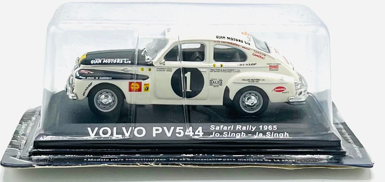 Volvo PV544 Safari Rally 1965 voiture miniature de course historique