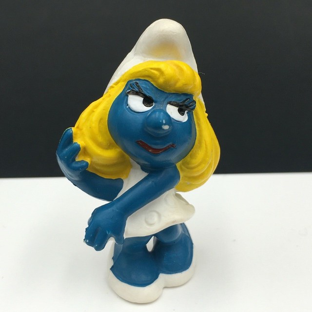 Figurine Smurfette Peyo Bully Smurf Smurf Puffi eBay