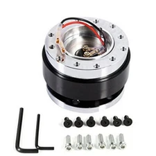 Car Steering Wheel Quick Release Hub Adapter Racing Snap Off Boss Kit With Screw